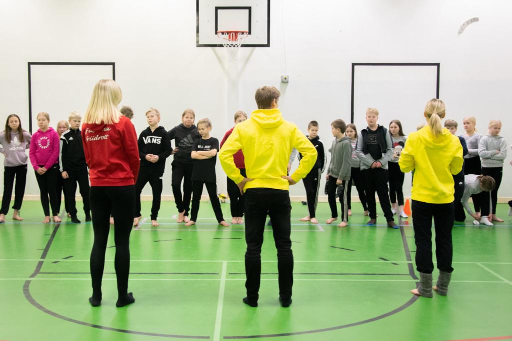 Turun kaupunki liikuttaa koululaisiaan monipuolisesti. Kuva Paavo Nurmi Games